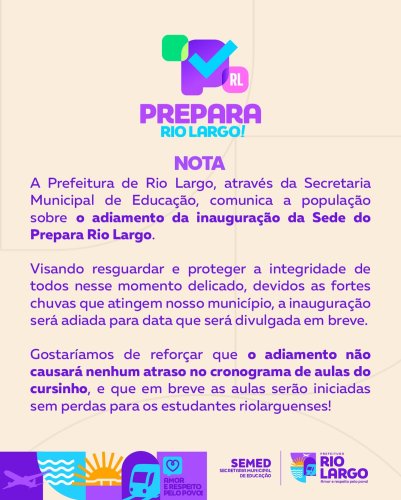 Photo post from prefeiturariolargo.