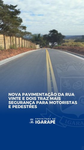 Video post from prefeituradeigarape.