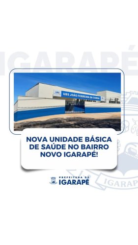 Video post from prefeituradeigarape.