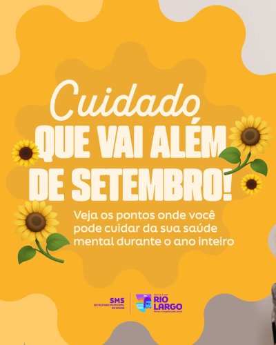 Carousel post from prefeiturariolargo.