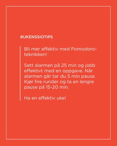 Photo post from siostudentliv.