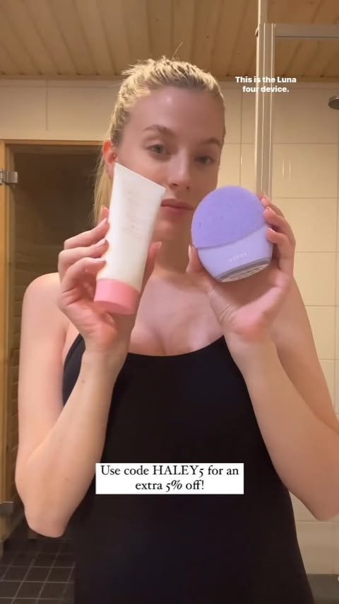 ボディ・フェイスケア FOREO F3845Y PINK FOREO LUNA™ fofo Facial Cleansing Brush Pearl Pink USA