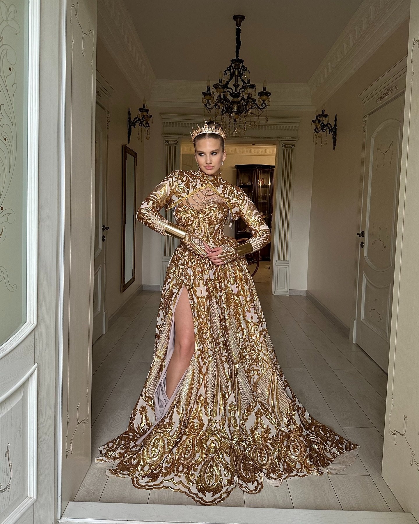 Gold Armour Dress by Chotronette - Made to Measure Gold Armour Dress by Chotronette - Made to Measure