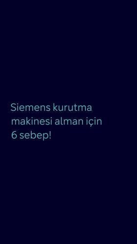 Video post from siemenshometurkiye.