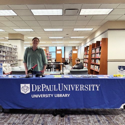 Photo post from depaul_library.