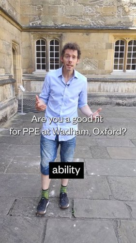 Video post from wadhamoxford.