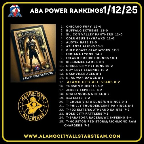 Photo post from thealamocityallstars.