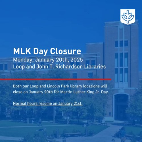 Photo post from depaul_library.