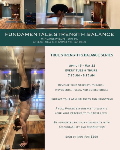 Carousel post from reachyoga_sd.