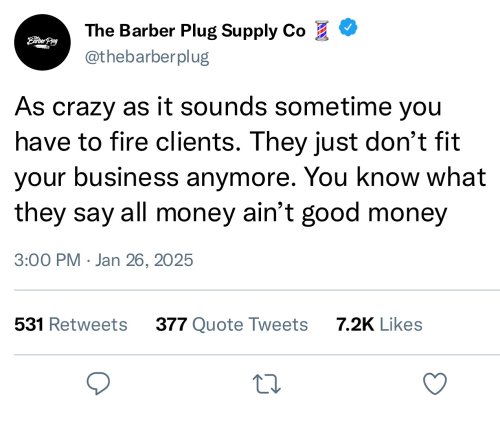 Photo post from iamthebarberplug.