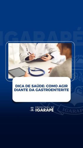 Video post from prefeituradeigarape.