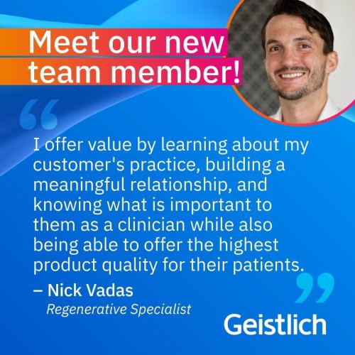 Photo post from geistlich_north_america.