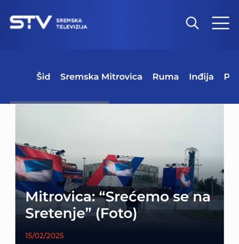 Photo post from sremskatelevizija.