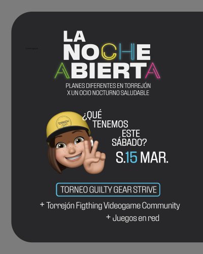 Carousel post from torrejonjoven.