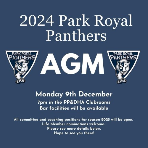Photo post from parkroyalpanthers.hockeyclub.