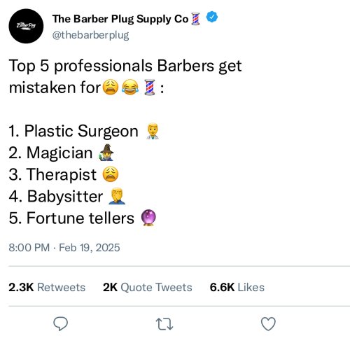 Photo post from iamthebarberplug.