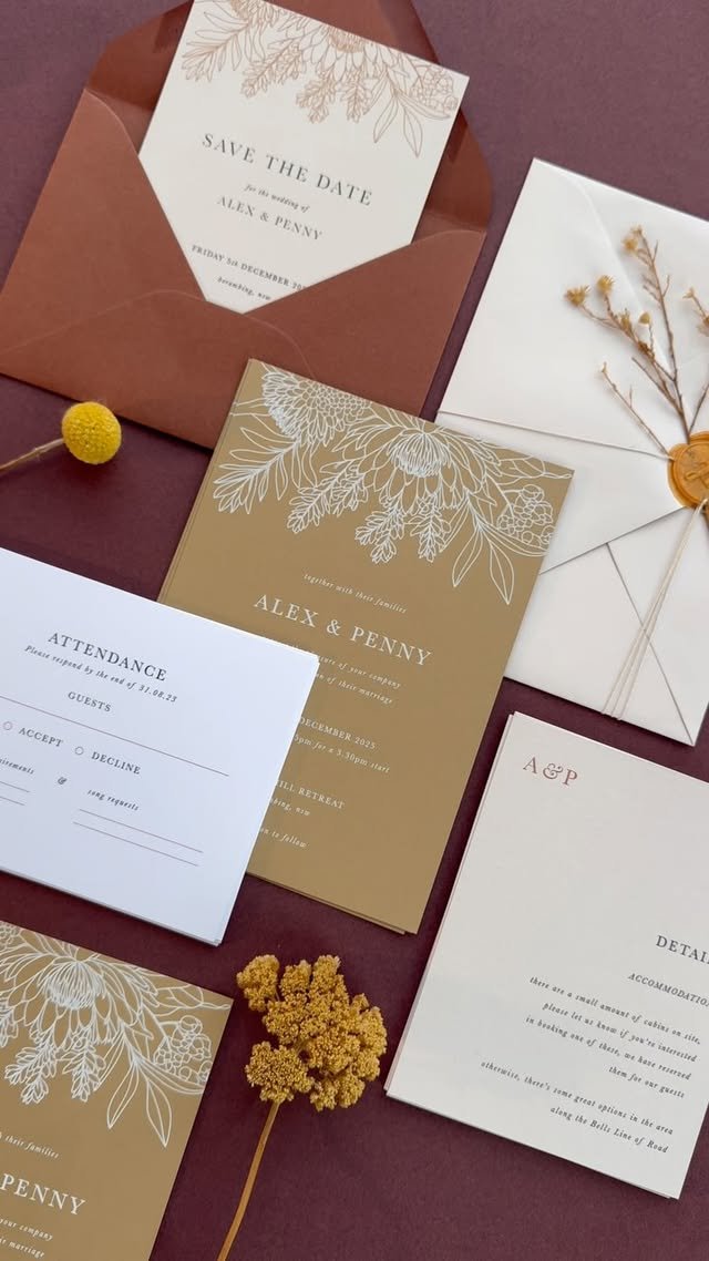 black tie wedding invitations