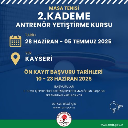 Photo post from turkiyemasatenisifederasyonu.