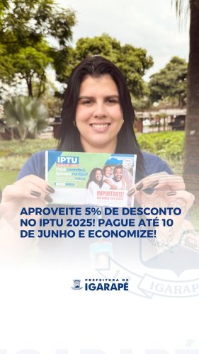 Video post from prefeituradeigarape.