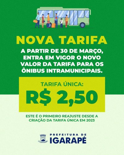Photo post from prefeituradeigarape.