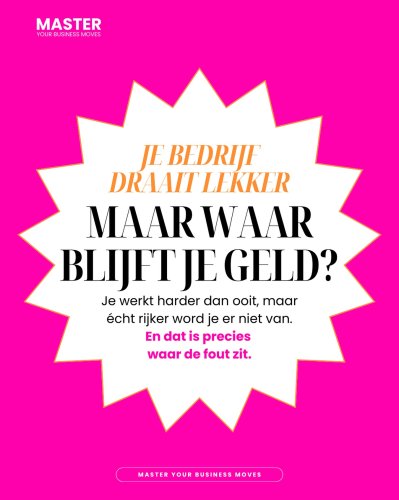 Photo post from masteryourbusinessmoves.nl.