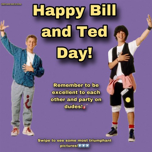 Carousel post from bill.and.ted.in.time.
