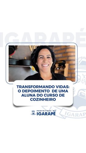 Video post from prefeituradeigarape.