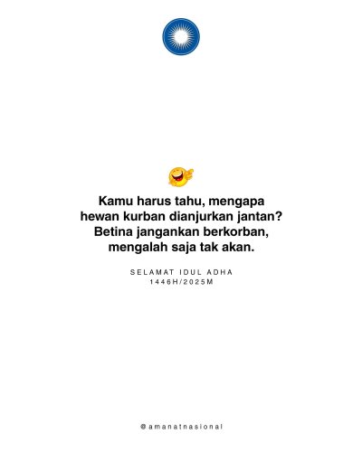 Photo post from amanatnasional.