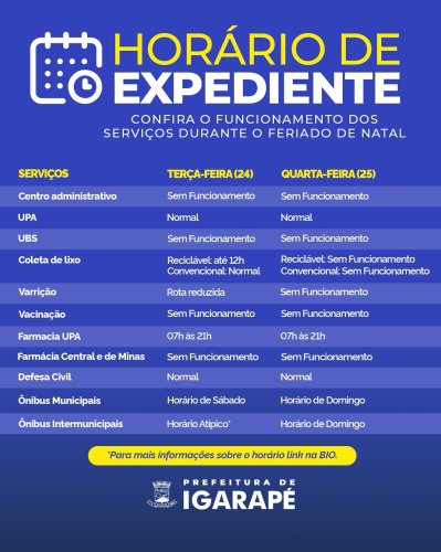 Photo post from prefeituradeigarape.