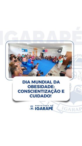 Video post from prefeituradeigarape.