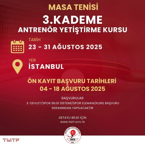 Photo post from turkiyemasatenisifederasyonu.