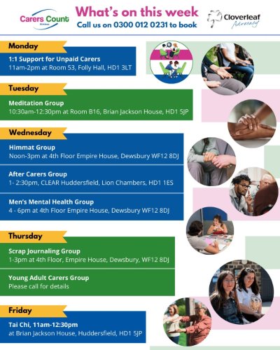 Photo post from carerscountkirklees.