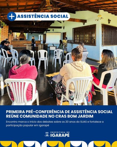 Carousel post from prefeituradeigarape.