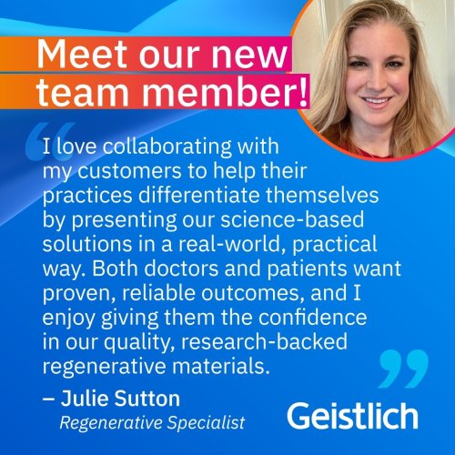 Photo post from geistlich_north_america.