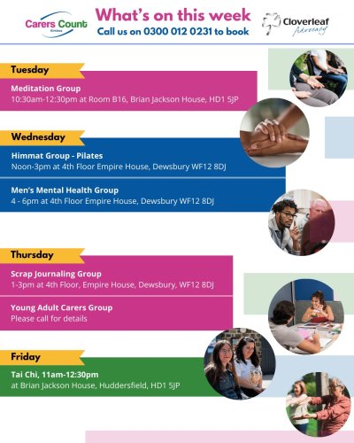 Photo post from carerscountkirklees.