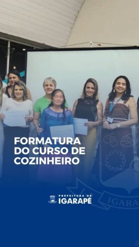 Video post from prefeituradeigarape.