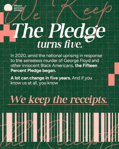 Carousel post from 15percentpledge.