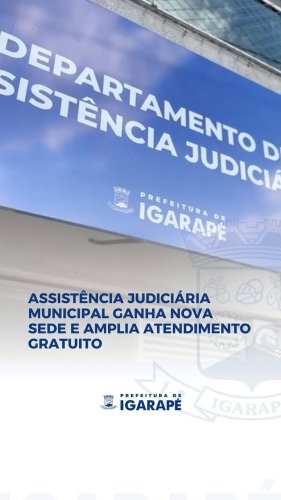 Video post from prefeituradeigarape.