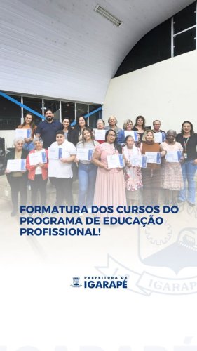 Video post from prefeituradeigarape.