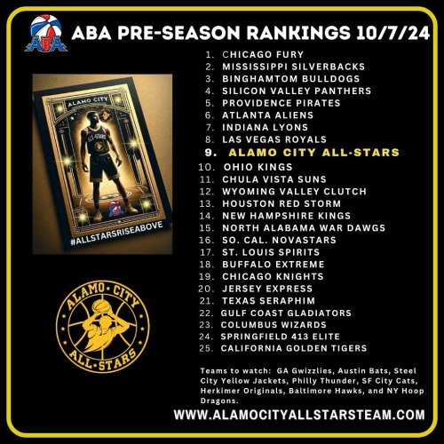 Photo post from thealamocityallstars.