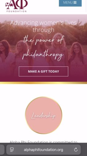 Video post from alphaphifoundation.