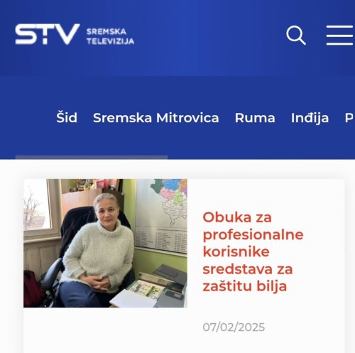 Photo post from sremskatelevizija.