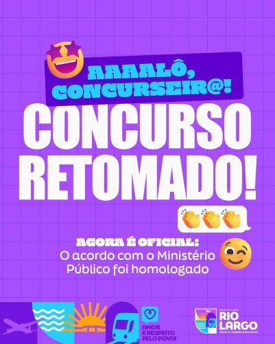 Carousel post from prefeiturariolargo.