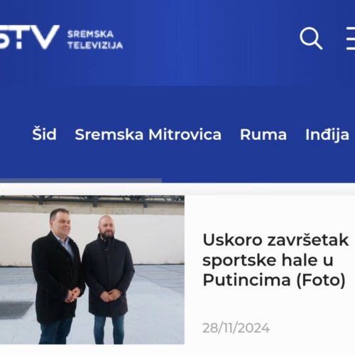 Photo post from sremskatelevizija.