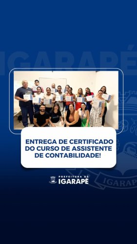 Video post from prefeituradeigarape.