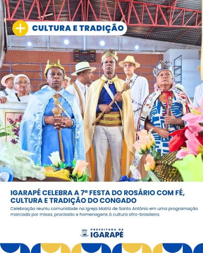 Carousel post from prefeituradeigarape.