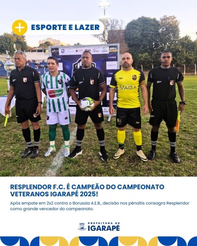 Carousel post from prefeituradeigarape.