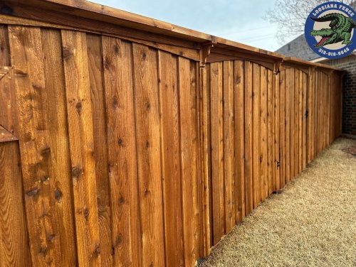 Carousel post from loosianafenceandpatios.