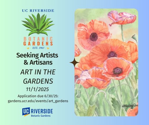 Photo post from ucrbotanicgardens.