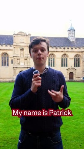 Video post from wadhamoxford.